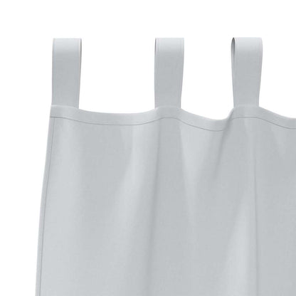 Tende Blackout con Anelli 2 pcs Grigio Chiaro 175 x 140 cm | homemem39