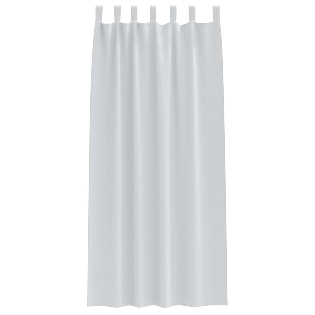 Tende Blackout con Anelli 2 pcs Grigio Chiaro 260 x 140 cm | homemem39