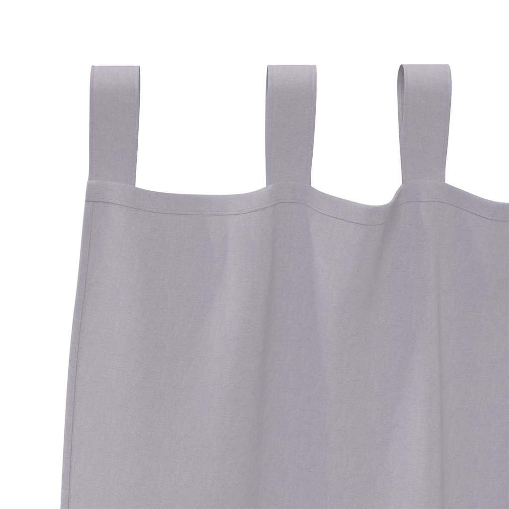 Tende Blackout con Anelli 2 pcs Grigio Metallico 245 x 140 cm | homemem39