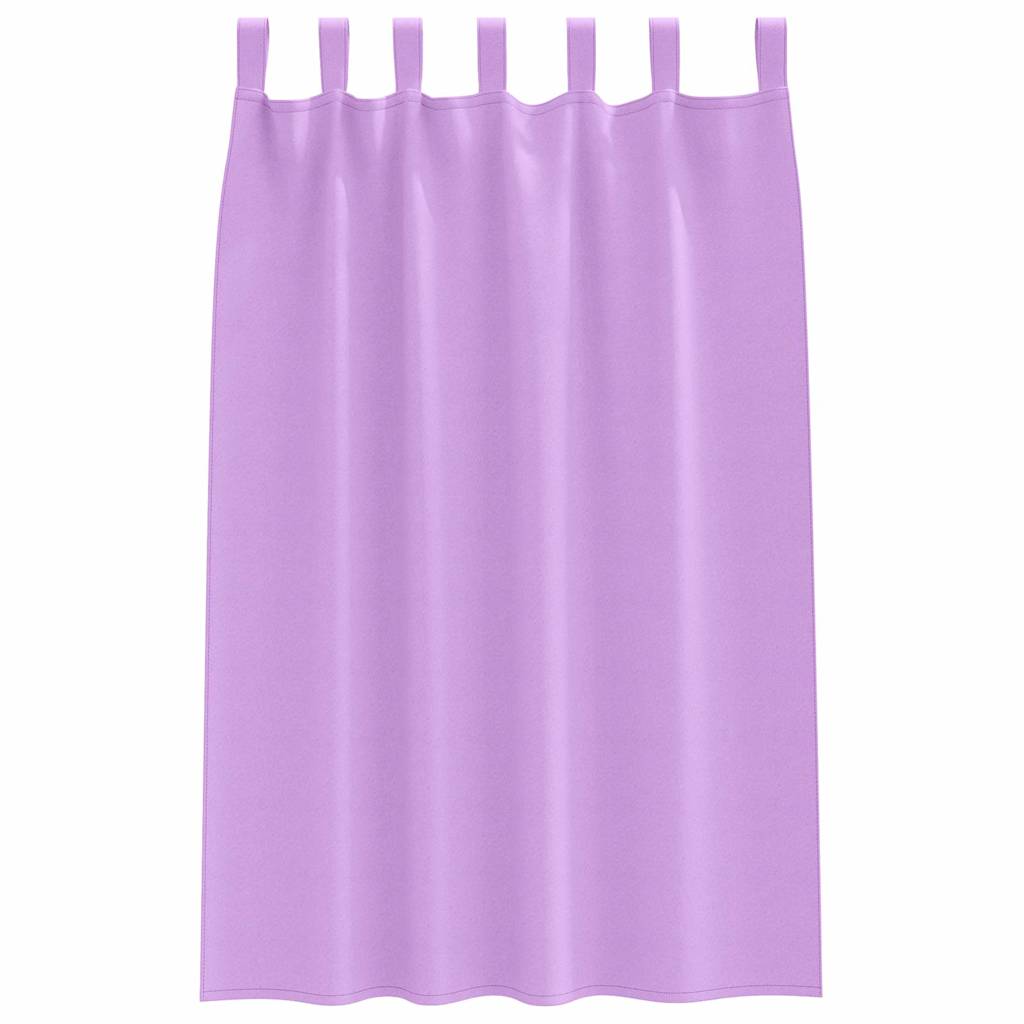Tende Blackout con Anelli 2 pcs Viola 175 x 140 cm Poliestere | homemem39