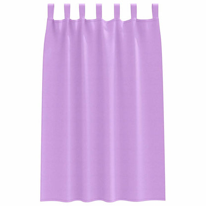 Tende Blackout con Anelli 2 pcs Viola 175 x 140 cm Poliestere | homemem39