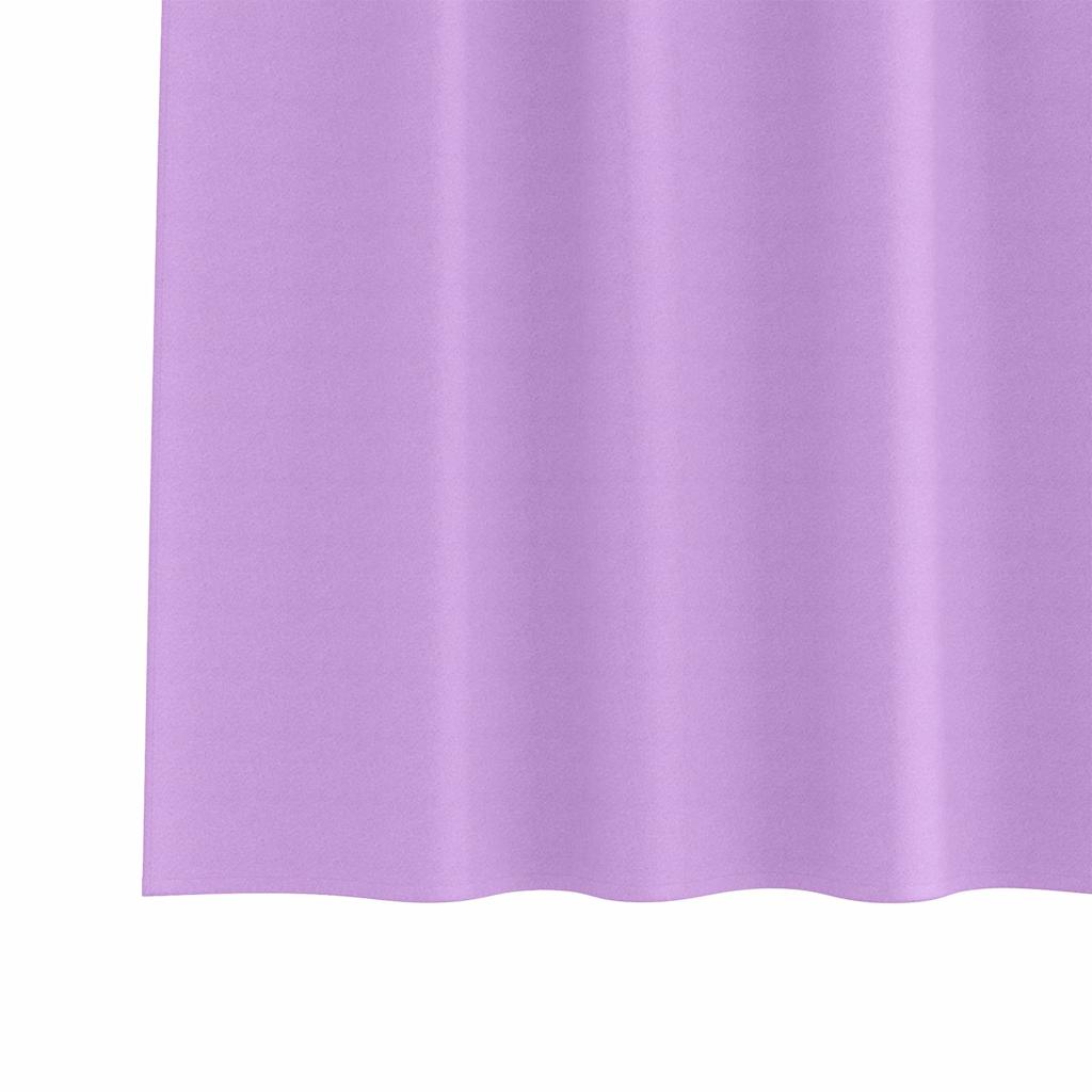 Tende Blackout con Anelli 2 pcs Viola 245 x 140 cm Poliestere | homemem39
