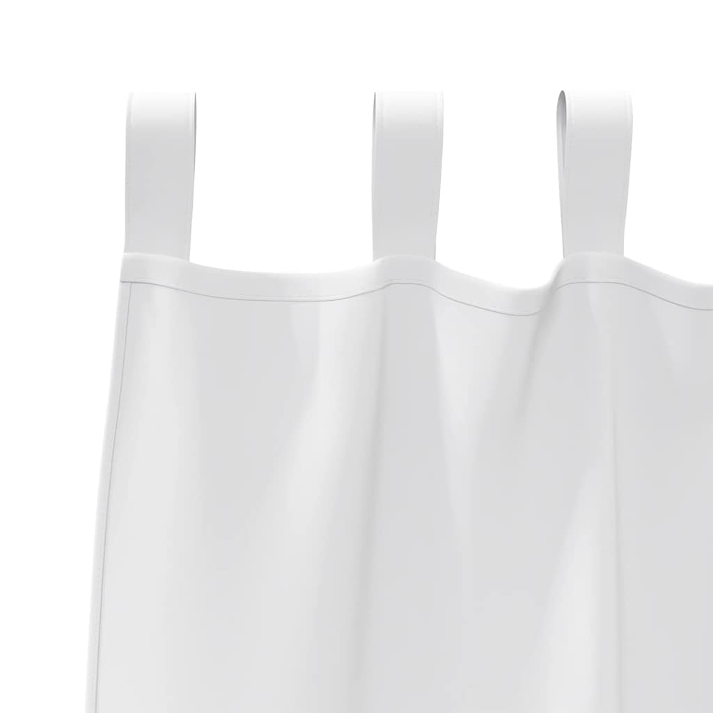 Tende Blackout con Anelli 2 pcs Bianco Puro 175 x 140 cm | homemem39