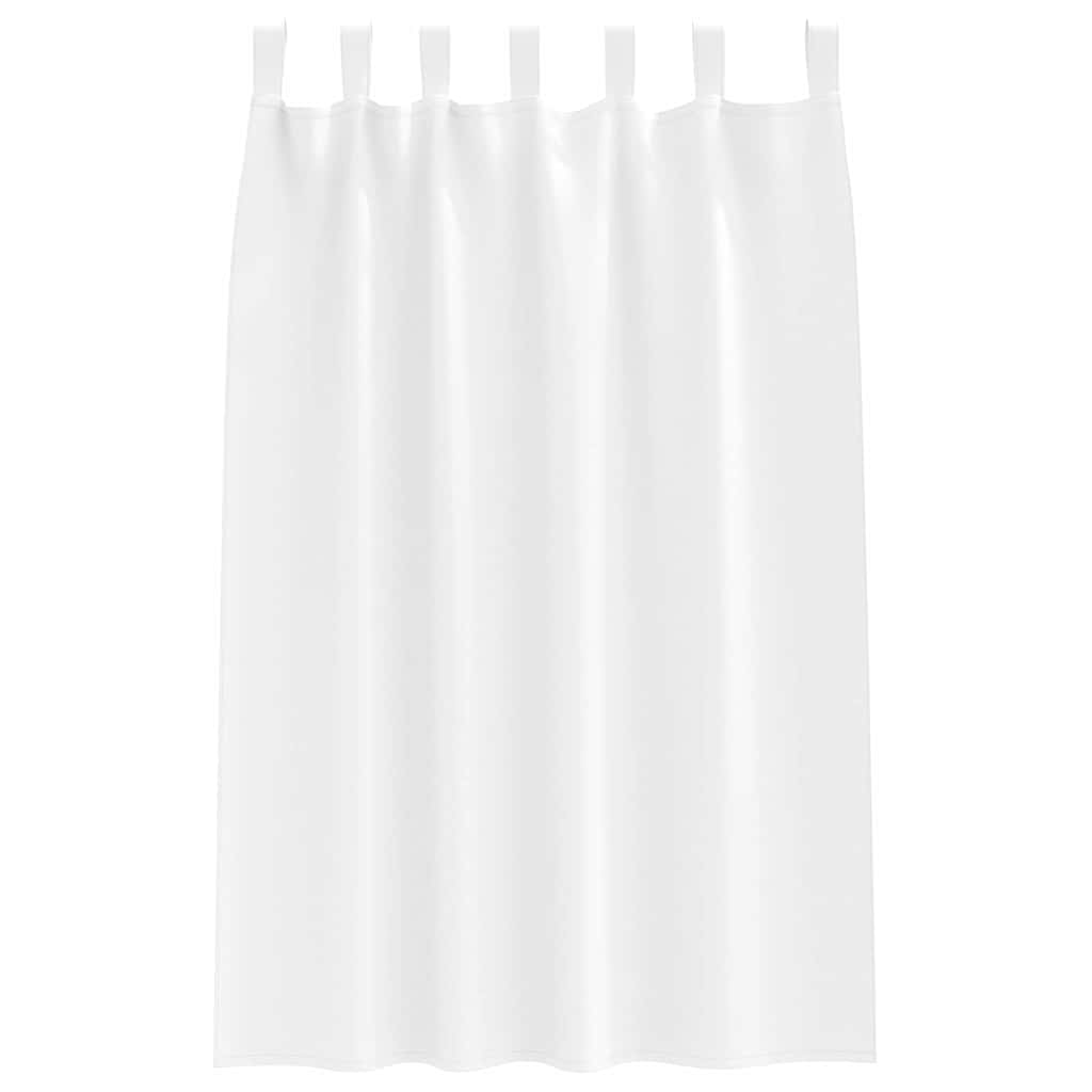Tende Blackout con Anelli 2 pcs Bianco Puro 175 x 140 cm | homemem39