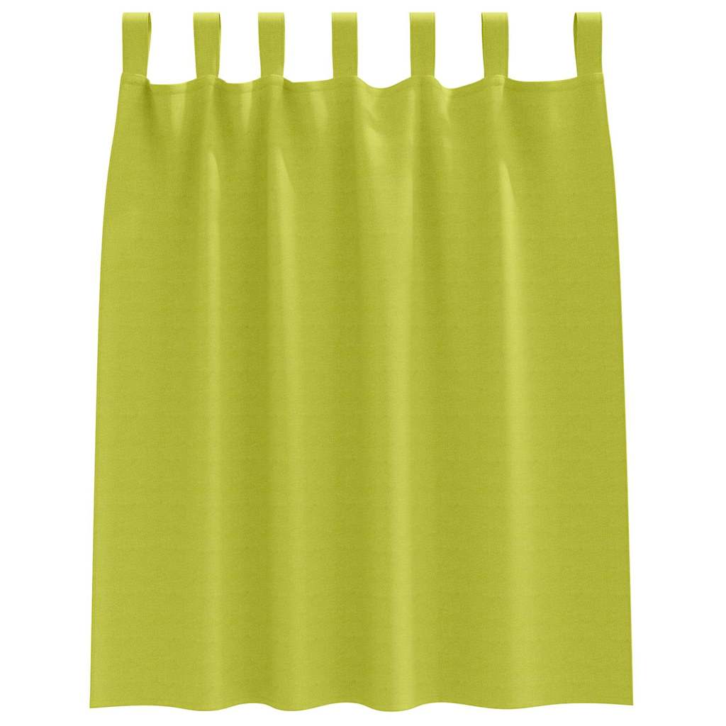 Tende Blackout con Anelli 2 pcs Verde 140 x 140 cm Poliestere | homemem39