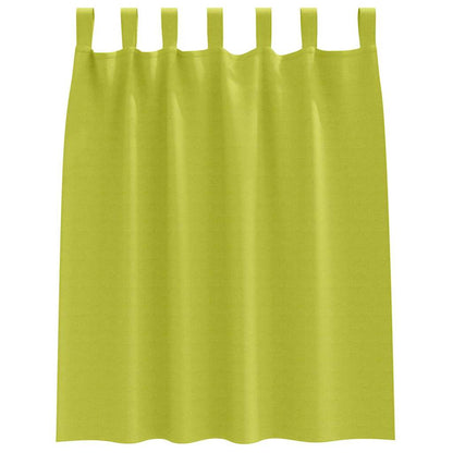 Tende Blackout con Anelli 2 pcs Verde 140 x 140 cm Poliestere | homemem39