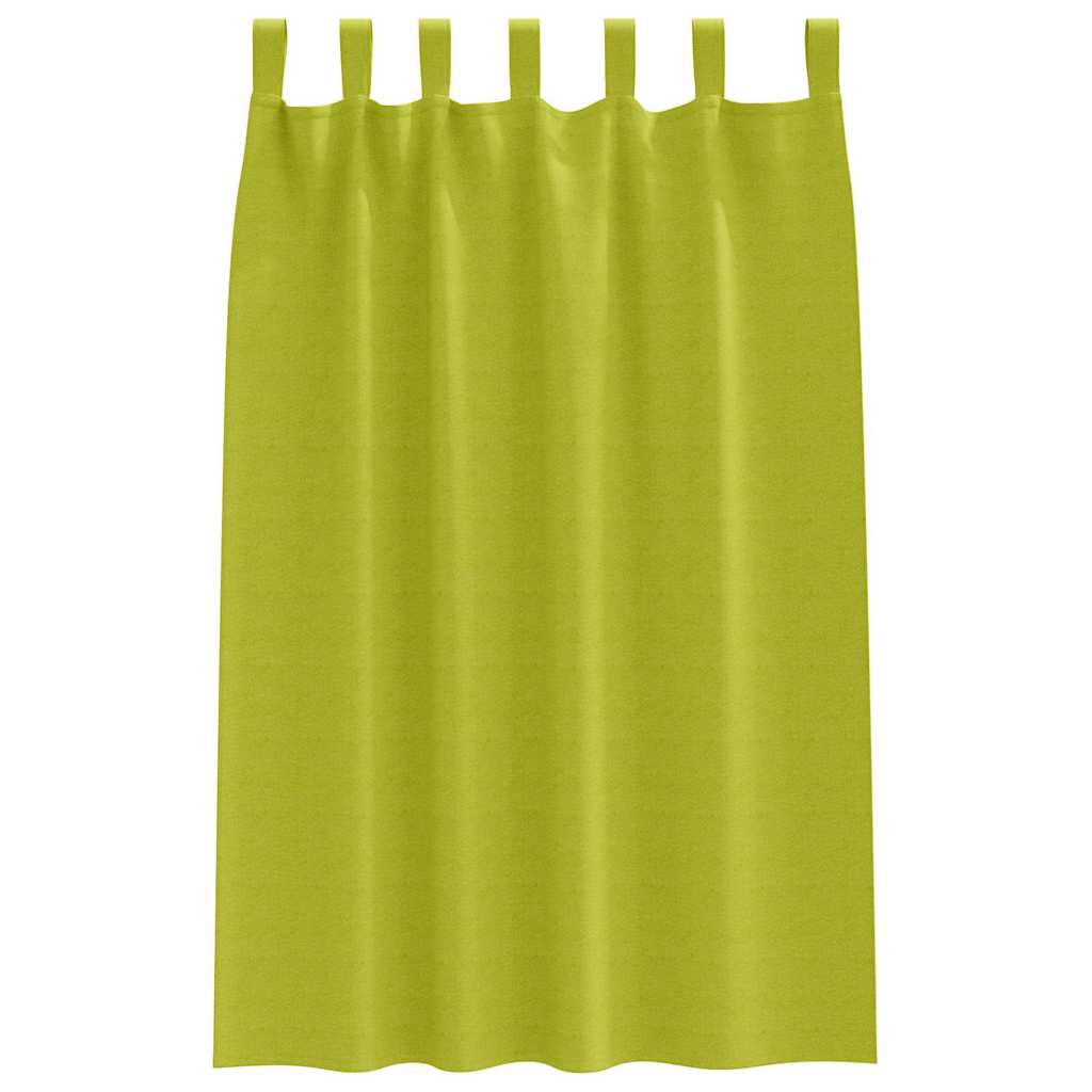 Tende Blackout con Anelli 2 pcs Verde 175 x 140 cm Poliestere | homemem39