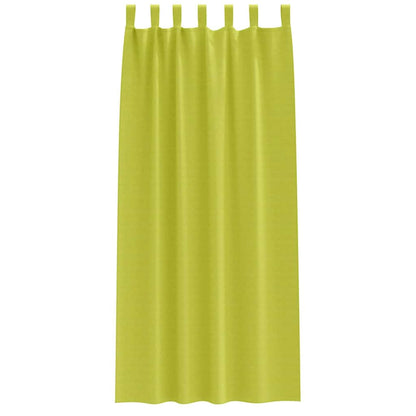 Tende Blackout con Anelli 2 pcs Verde 225 x 140 cm Poliestere