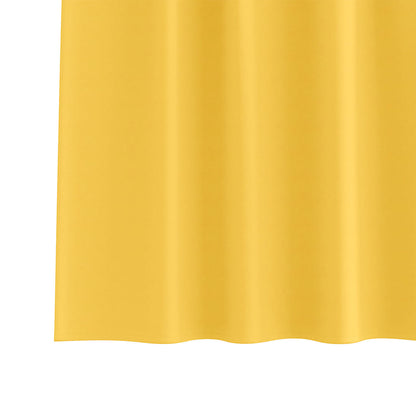 Tende Blackout con Anelli 2 pcs Giallo senape 225 x 140 cm | homemem39