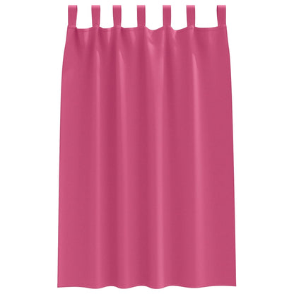 Tende Blackout con Anelli 2 pcs Rosa Vivo 175 x 140 cm | homemem39
