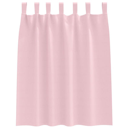 Tende Blackout con Anelli 2 pcs Rosa baby 140 x 140 cm | homemem39