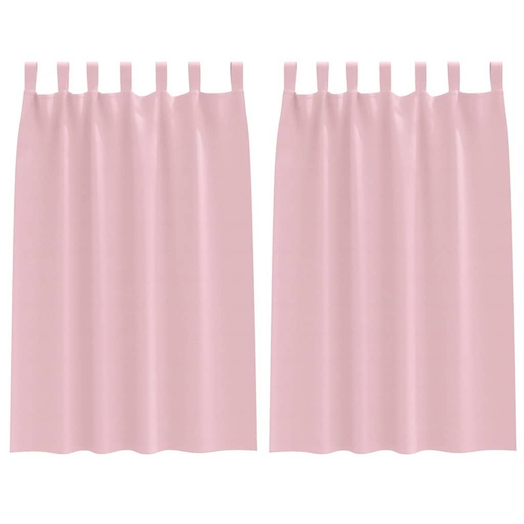 Tende Blackout con Anelli 2 pcs Rosa baby 175 x 140 cm | homemem39