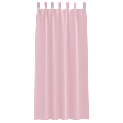 Tende Blackout con Anelli 2 pcs Rosa baby 225 x 140 cm