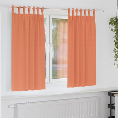 Tende Blackout con Anelli 2 pcs Terracotta 175 x 140 cm | homemem39