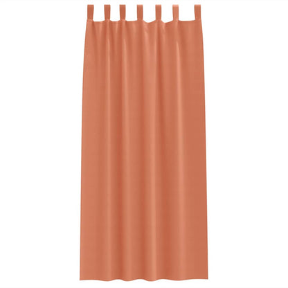 Tende Blackout con Anelli 2 pcs Terracotta 225 x 140 cm | homemem39
