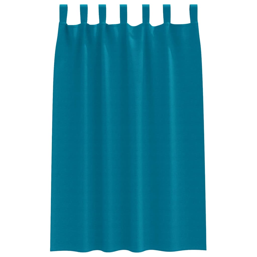 Tende Blackout con Anelli 2 pcs Turchese 175 x 140 cm | homemem39