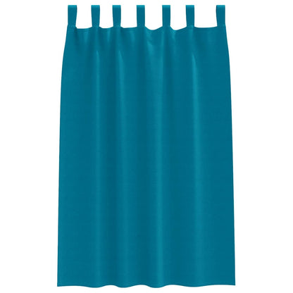 Tende Blackout con Anelli 2 pcs Turchese 175 x 140 cm | homemem39