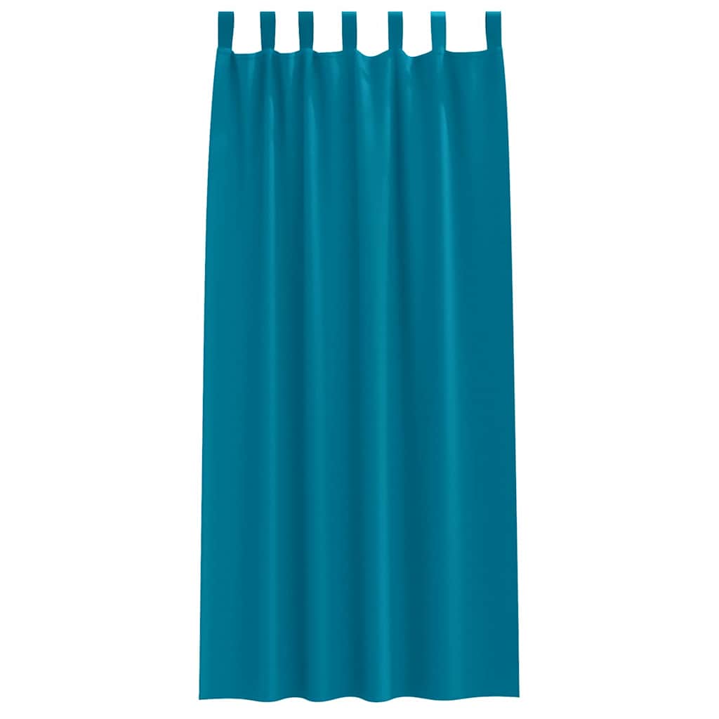 Tende Blackout con Anelli 2 pcs Turchese 245 x 140 cm | homemem39