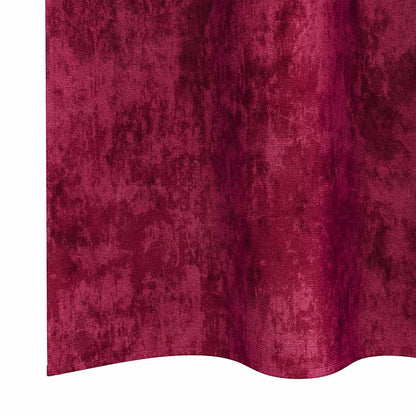Tende in Velluto 2 pcs Rosso vino 225 x 140 cm Velluto | homemem39