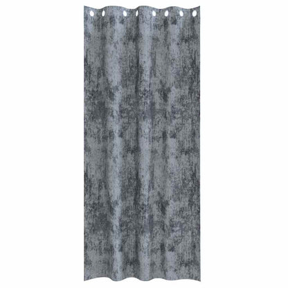 Tende in Velluto 2 pcs Grigio Argento 260 x 140 cm Velluto | homemem39