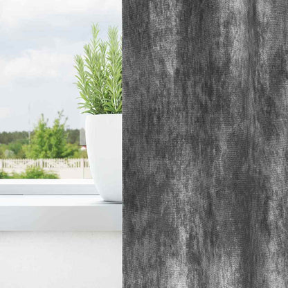 Tende in Velluto con tende 2 pcs Grigio 140 x 140 cm Velluto | homemem39