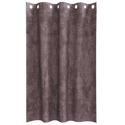 Tende in Velluto con tende 2 pcs Marrone 175 x 140 cm Velluto | homemem39
