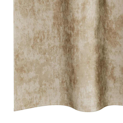 Tende in Velluto con tende 2 pcs Crema 175 x 140 cm Velluto | homemem39