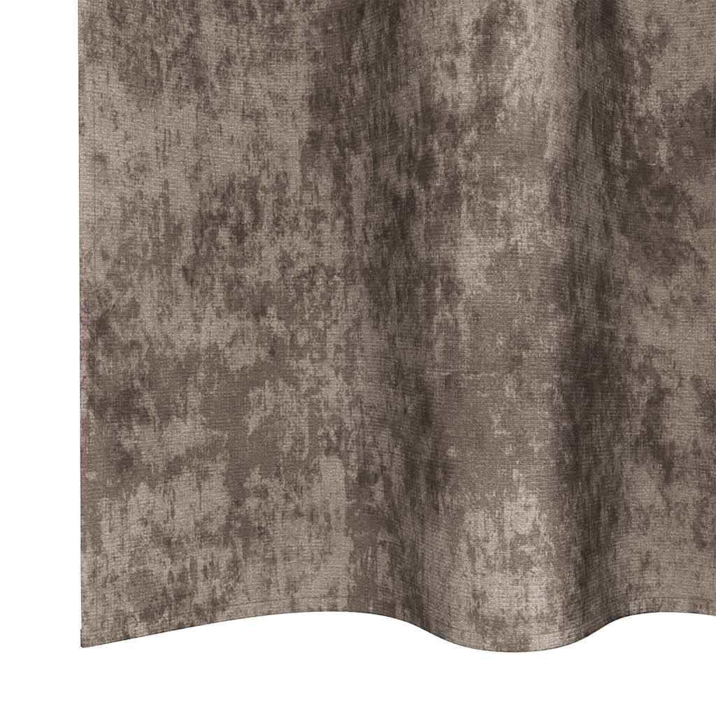 Tende in Velluto 2 pcs Cappuccino 175 x 140 cm Velluto | homemem39