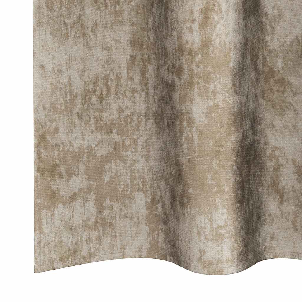 Tende in Velluto con tende 2 pcs Champagne 245 x 140 cm Velluto | homemem39