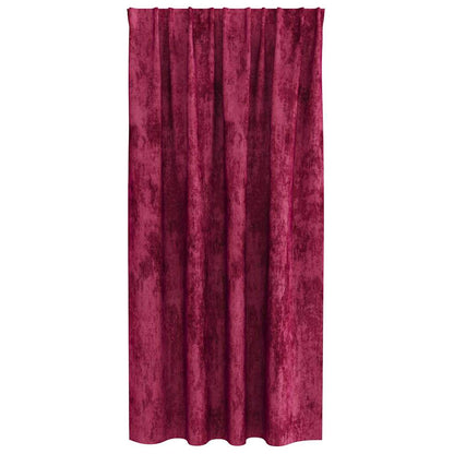 Tende in Velluto 2 pcs Rosso vino 175 x 140 cm Velluto | homemem39