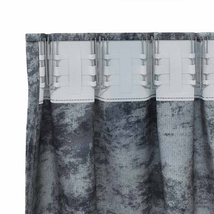 Tende in Velluto 2 pcs Grigio Argento 260 x 140 cm Velluto | homemem39