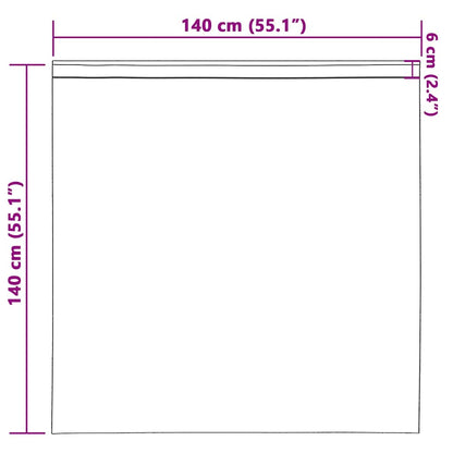 Tende in Velluto 2 pcs Cappuccino 140 x 140 cm Velluto | homemem39