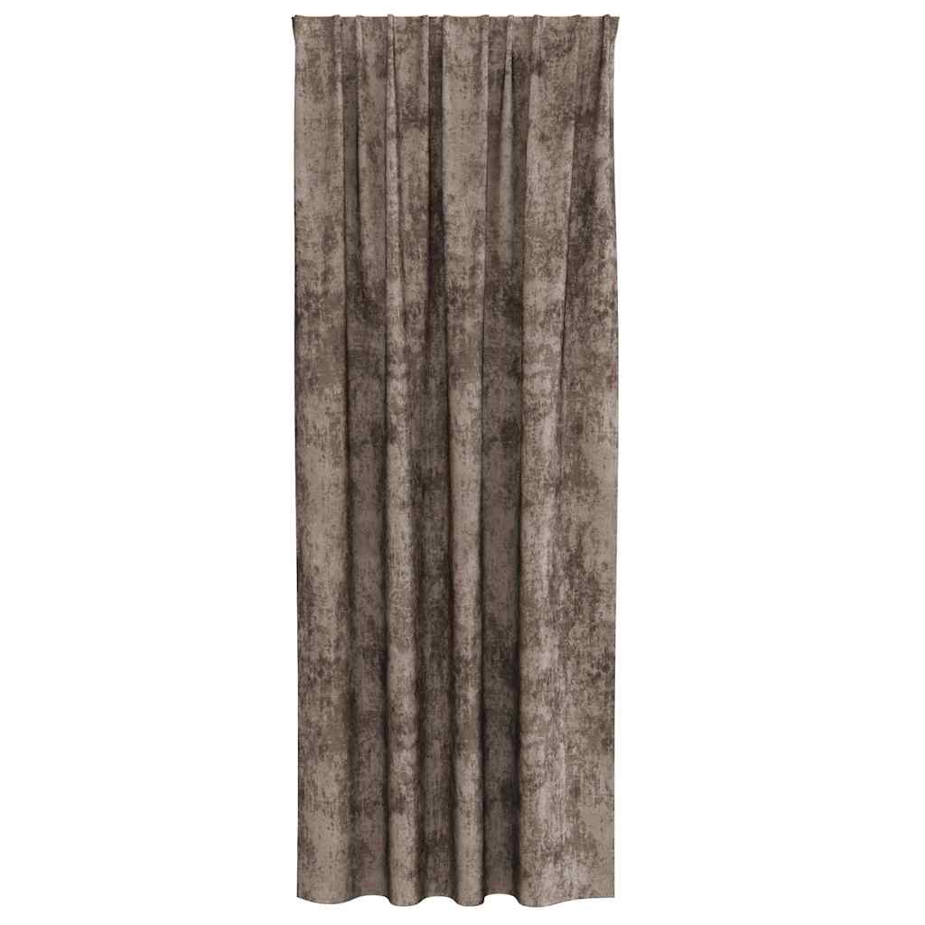 Tende in Velluto 2 pcs Cappuccino 245 x 140 cm Velluto | homemem39