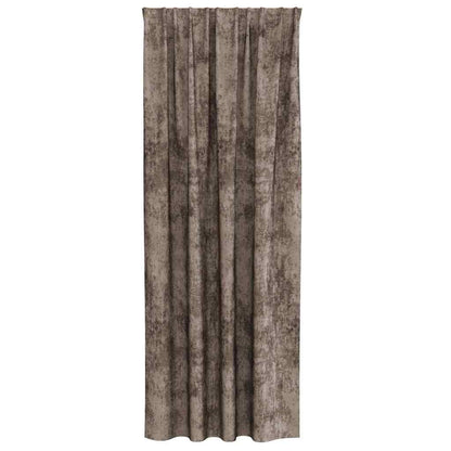 Tende in Velluto 2 pcs Cappuccino 260 x 140 cm Velluto | homemem39