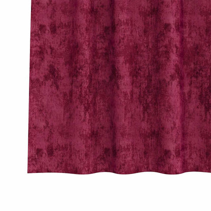 Tende in Velluto 2 pcs Rosso vino 245 x 140 cm Velluto | homemem39
