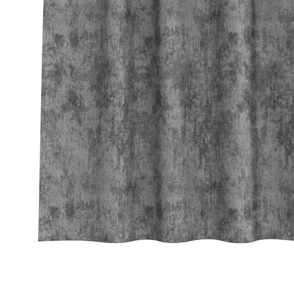 Tende in Velluto con tende 2 pcs Grigio 225 x 140 cm Velluto | homemem39