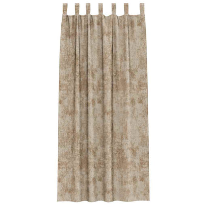 Tende in Velluto con tende 2 pcs Champagne 245 x 140 cm Velluto | homemem39