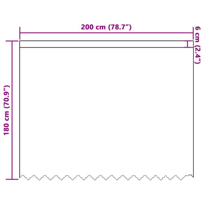 Tenda in Pizzo con tende Bianco 180 x 200 cm Poliestere | homemem39