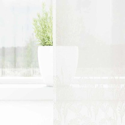 Tenda in Pizzo con tende Floreale Bianco 260x200cm Poliestere