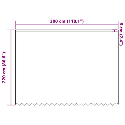 Tenda in Pizzo con tende Bianco 220 x 300 cm Poliestere | homemem39