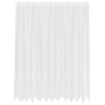 Tenda in Pizzo con tende Bianco 240 x 300 cm Poliestere | homemem39