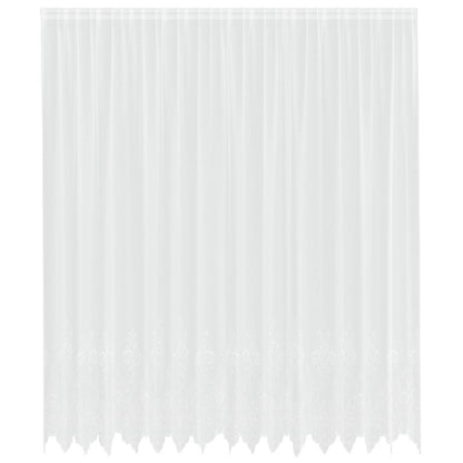 Tenda in Pizzo con tende Bianco 300 x 400 cm Poliestere | homemem39
