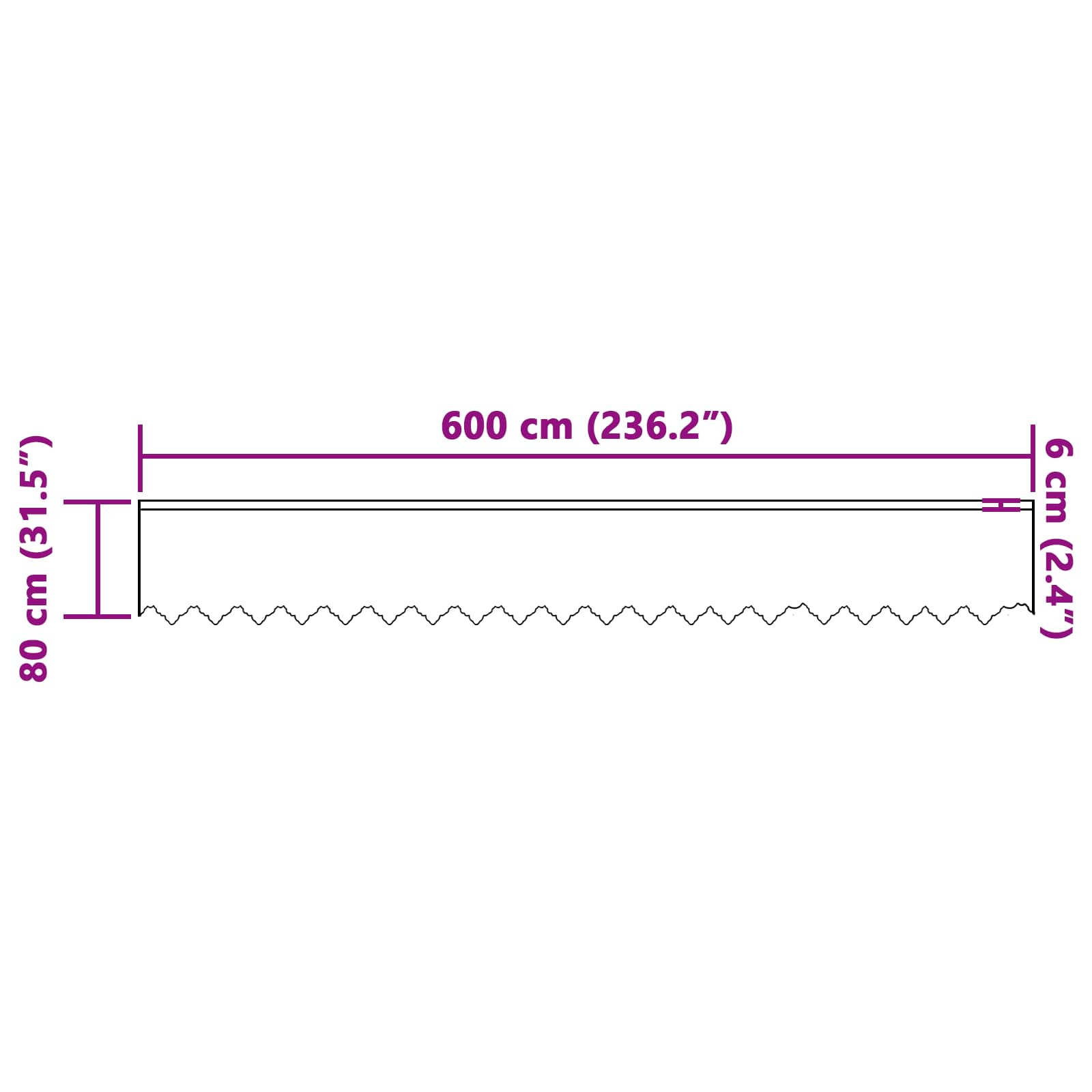 Tenda in Pizzo con tende Floreale Bianco 80 x 600 cm Poliestere | homemem39