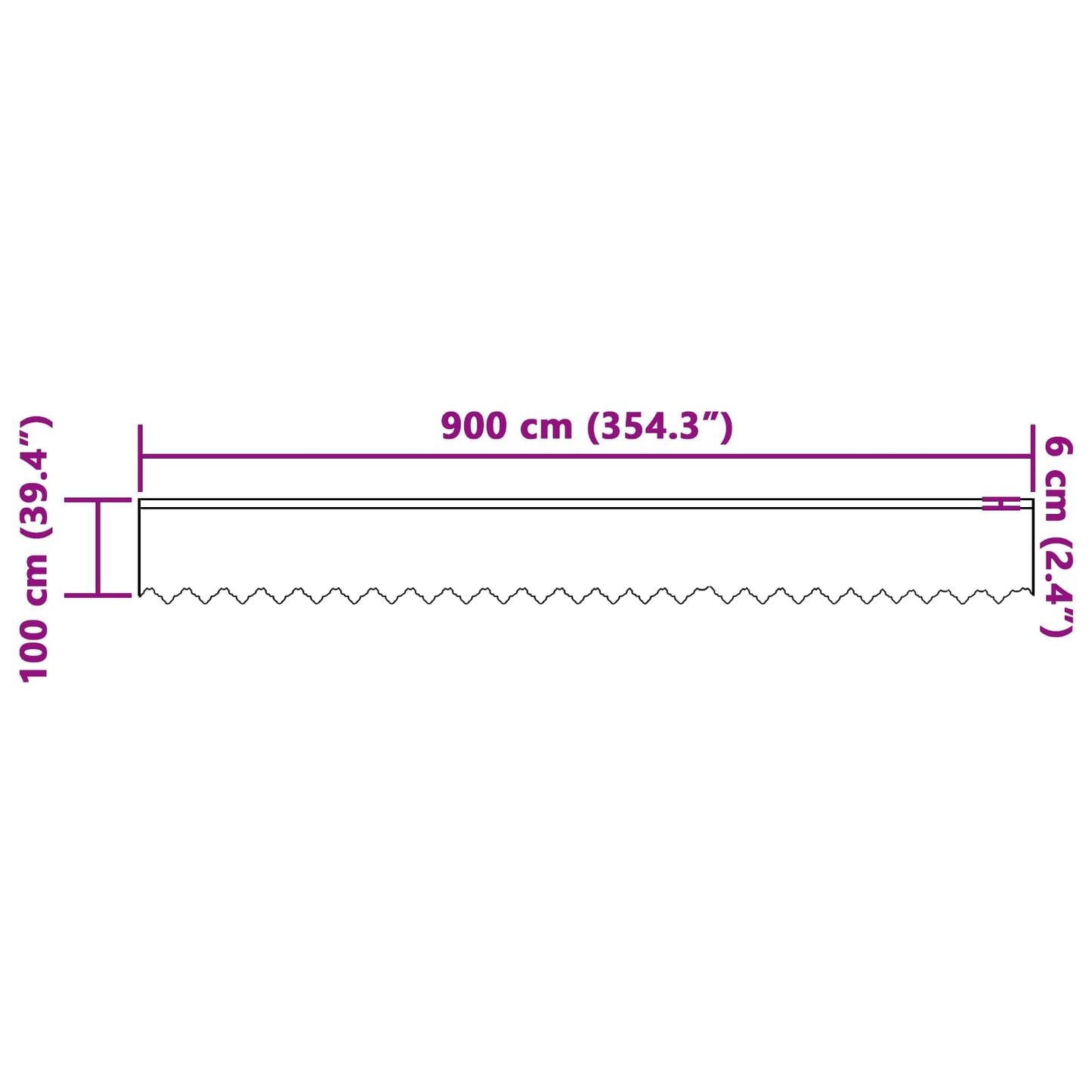 Tenda in Pizzo con tende Floreale Bianco 100x900cm Poliestere | homemem39