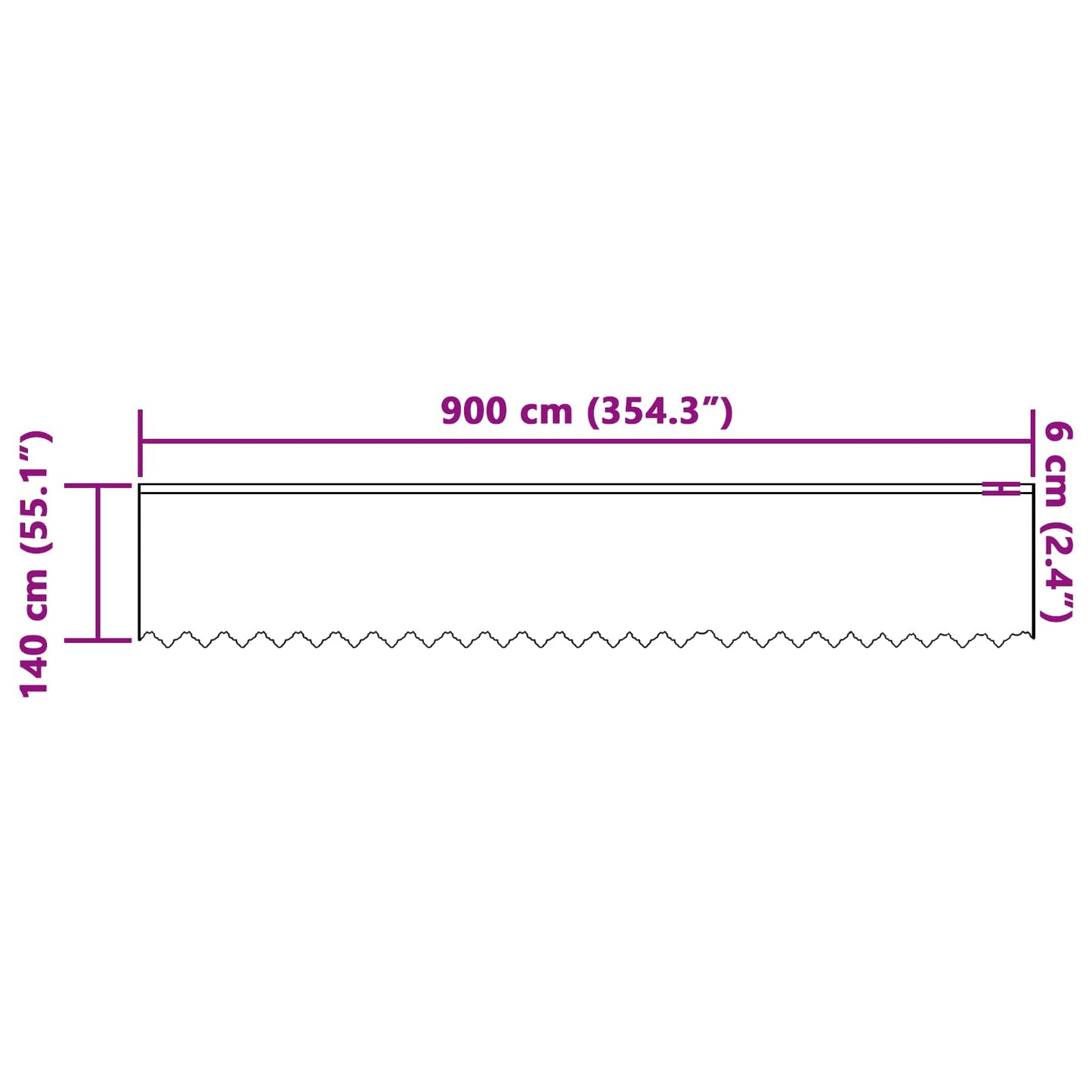 Tenda in Pizzo con tende Floreale Bianco 140x900cm Poliestere | homemem39