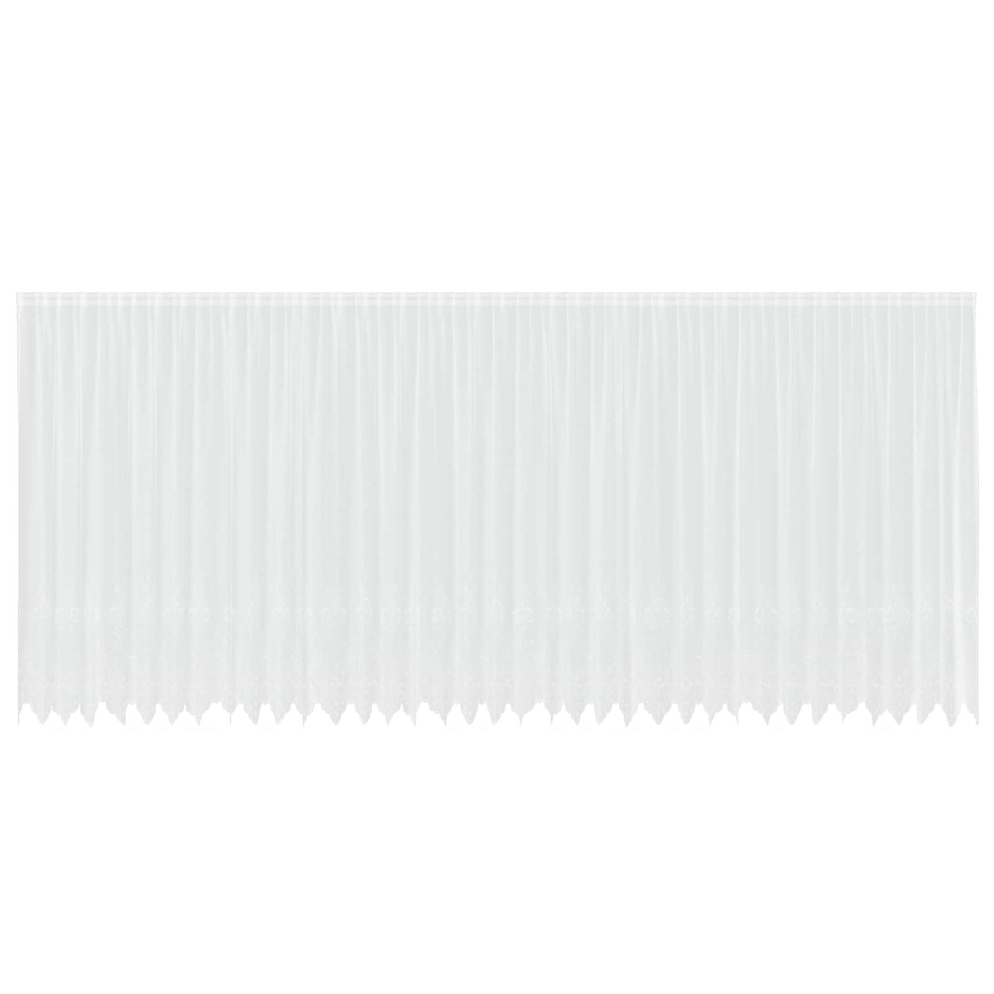 Tenda in Pizzo con tende Bianco 900 x 240 cm Poliestere