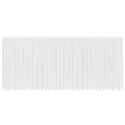 Tenda in Pizzo con tende Bianco 900 x 240 cm Poliestere