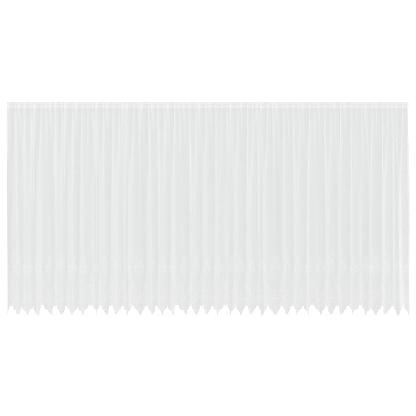 Tenda in Pizzo con tende Bianco 300 x 900 cm Poliestere | homemem39