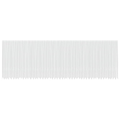 Tenda in Pizzo con tende Bianco 240 x 1200 cm Poliestere | homemem39