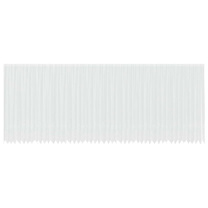 Tenda in Pizzo con tende Floreale Bianco 280x1200cm Poliestere | homemem39